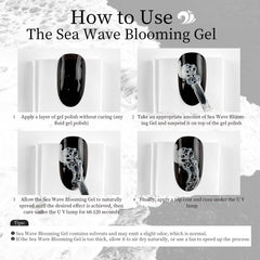 JODSONE blooming liquid UV lamp curing step illustration