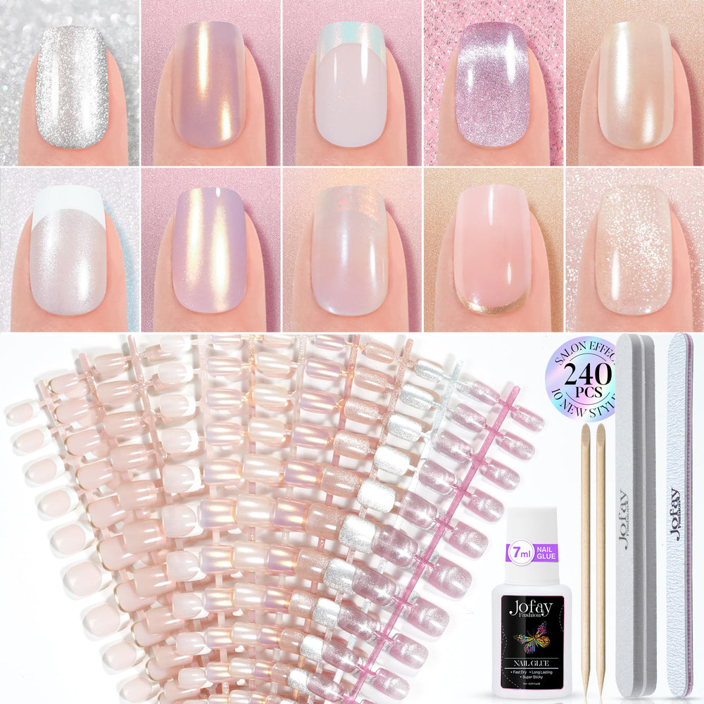 Jofay Fashion cat-eye press-on nails for a salon-like look at home.