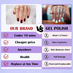 Jofay Fashion square nails for a modern, tidy manicure.