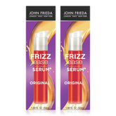 John Frieda Frizz Ease Original Hair Serum bottle pour for smooth, frizz-free hair