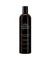 John Masters Organics Daily Nourishing Shampoo bottle with lavender and rosemary for gentle cleansing