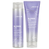 Joico Blonde Life Shampoo bottle close-up with violet formula neutralizing brassiness