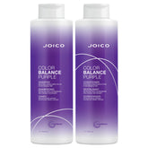 Joico Color Balance Purple Shampoo bottle showing color-correcting formula for cool blondes
