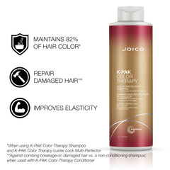 Joico K-Pak Color Therapy duo packaging highlighting color-care benefits