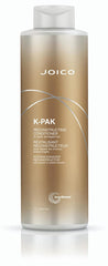 Joico K-PAK shampoo lather close-up showing rich foam for clean, revived hair.