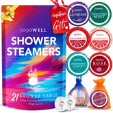 JoJowell gift box with varied shower steamers for a home spa experience