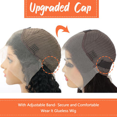 Jolanly bob wig showing body wave texture for versatile styling