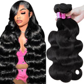 Jolanly body wave bundles 18–22 inch showing natural fullness and movement.