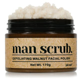 Joli Noir Walnut Face Scrub bottle close-up highlighting deep cleansing.