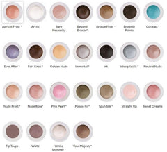 JOLIE Arctic creme shadow with shader brush demonstrates blendable coverage