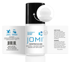 JOMI COMPRESSION roll-on body glue in action during a sweaty performance.