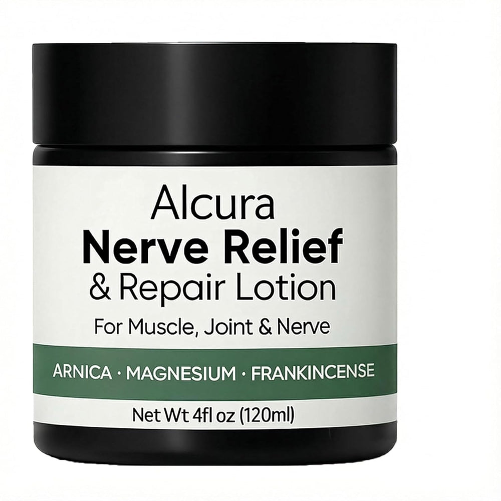 JONKEYPENY Alcura Nerve Cream bottle pour for quick, non-greasy daily comfort