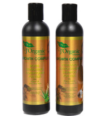 J'Organic Solutions Biotin Hydrating Shampoo bottle for gentle cleansing and volume