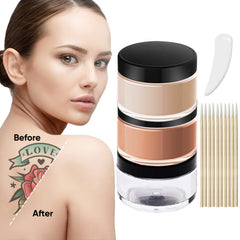 Josera Tattoo Cover Up bottle close-up showing dual shades for blending.
