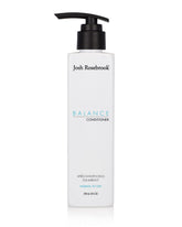Josh Rosebrook Balance bottle pour shows easy, lightweight conditioning for all hair textures.