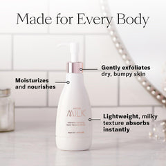 Josie Maran Argan Milk Body Serum with argan oil nourishes dry skin.