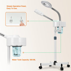 JOSTZHXIN 5x magnifying lamp highlights precision for at-home skincare sessions.