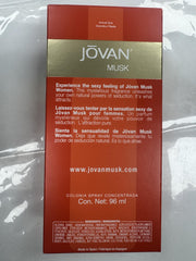 Jovan Musk Women Cologne concentrate spray bottle in a two-pack for daily wear