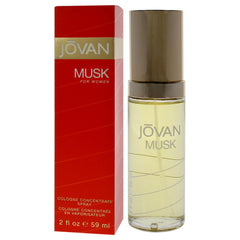 Jovan Woman spray mist arc demonstrating subtle fragrance in air