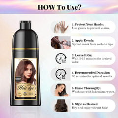 Joyful Young Copper Brown 3-in-1 shampoo packaging.