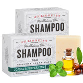 J.R.LIGGETT'S shampoo bar with jojoba and peppermint for clean hair