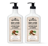 JR Watkins daily moisturizing lotion coconut bottle front highlights hydrating formula for soft, smooth skin.
