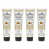 J.R. Watkins Coconut Hand Cream texture close-up showing nourishing moisture