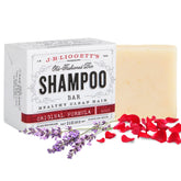 J.R.LIGGETT'S shampoo bar original formula in a compact pack for travel and convenience.
