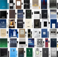 JRoBeauty high-end fragrance sampler with ten vials for testing scents.