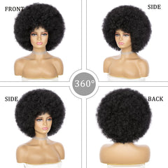 JSDshine Afro texture close-up shows bouncy curls and fullness.