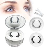 Jsqianfei Hunnyfit magnetic lashes showcase a natural look for easy daily wear.