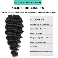 JTdebade Deep Wave bundles four-pack layout for full-head installation.