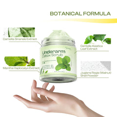 Jtopyrt Camellia Peppermint Exfoliation close-up highlighting mint freshness and soothing sensation.