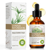 Jtopyrt Cyperus Rotundus Oil bottle for smoother skin preparation.