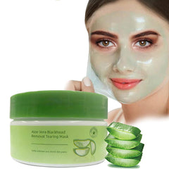 JUAAZIN blackhead remover mask bottle application demonstrates easy usage and pore cleansing