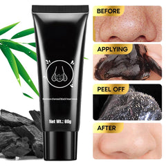 JUAAZIN Blackhead Remover Mask drying stage shows peel-off action without tugging.