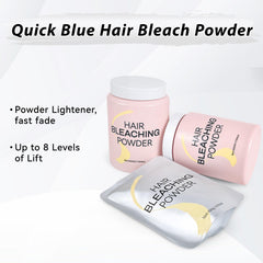 JUANCHI hair bleach powder 8-level lift visual highlights strong lightening potential
