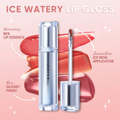 Judydoll Ice Watery Lip Gloss liquid texture for smooth, light wear
