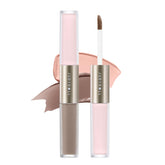 JUDYDOLL liquid contour and under-eye brightening duo applied for precise definition.
