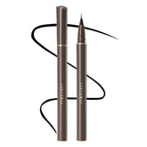 JUDYDOLL Ultra-Fine Eyeliner with precision tip enables sharp wing lines for a refined look.