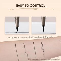 JUDYDOLL Ultra-Fine Eyeliner fast-drying brush in action