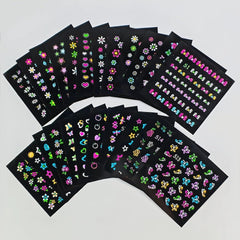Juggssa 3D Valentine nail stickers add depth to daily manicures