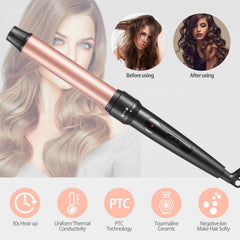 JuHaLeiw ceramic barrel varieties for smooth, long-lasting waves.