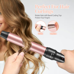 JuHaLeiw dual-voltage curling wand for worldwide use.