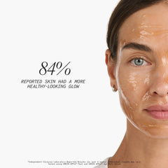 Juice Beauty Green Apple Peel Full Strength being applied to the face
