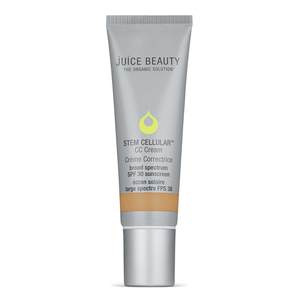 Juice Beauty Stem Cellular CC Cream SPF 30 bottle pour for natural, light coverage