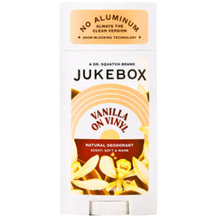 JUKEBOX Vanilla on Vinyl deodorant stick for daily odor control.