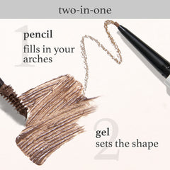 Julep Brow 101 precision tip fills sparse areas with hair-like strokes.