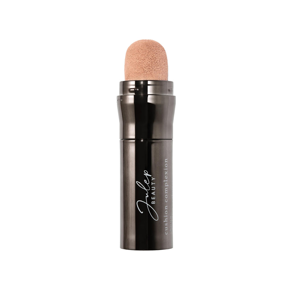 Julep Cushion Complexion Shell bottle shows light coverage with a natural glow.