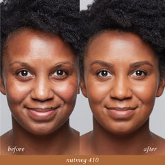 Julep Nutmeg 410 close-up: concealer-foundation stick for spot correction.